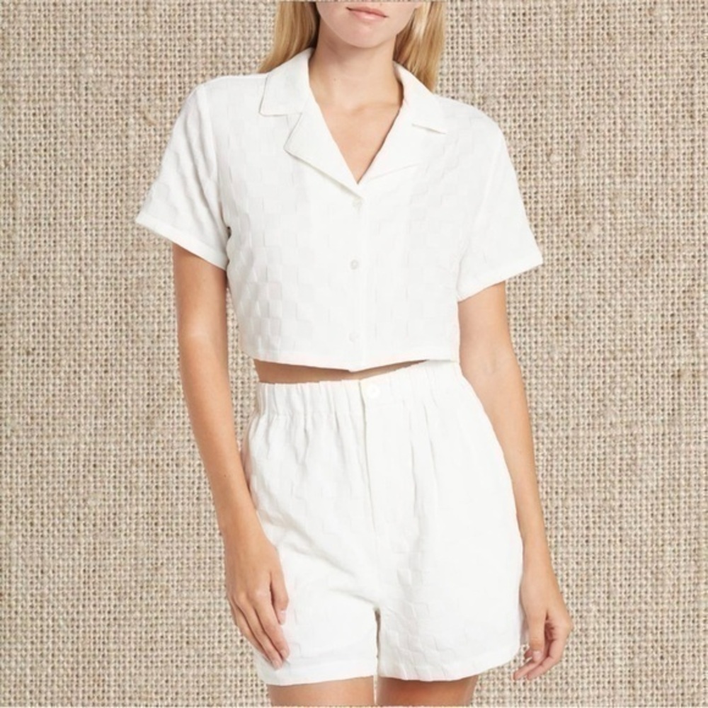 White short + top set